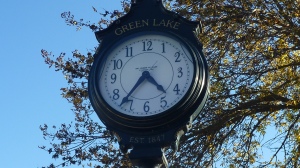 Clock near Town Square